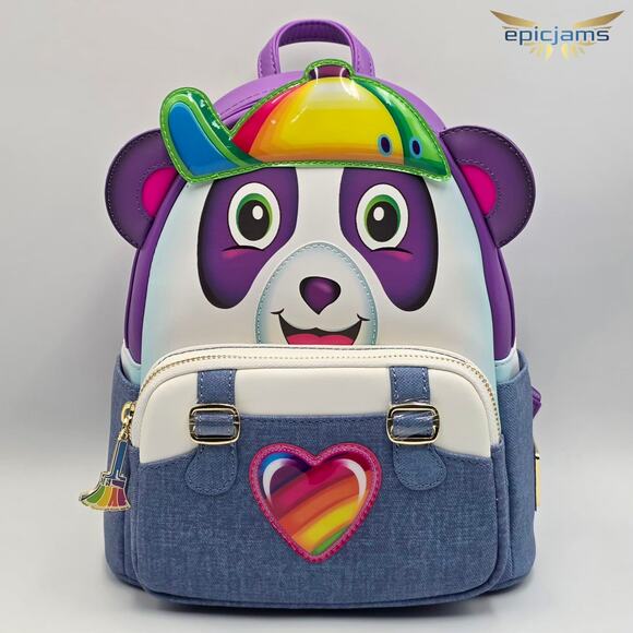 Loungefly Lisa Frank Panda Painter Cosplay Mini Backpack Set Brand new with tags main image 4